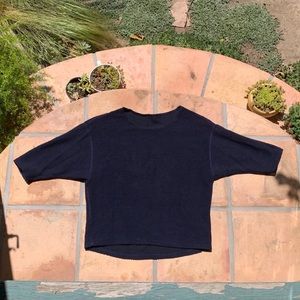 AMERICAN APPAREL loose navy blue batwing sweater